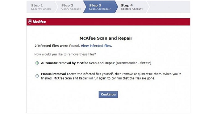How Facebook offers Best Security Checkpoints using McAfee and Windows